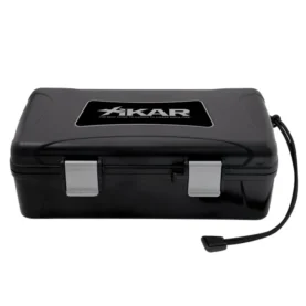 XIKAR TRAVEL HUMIDOR 10 CIGAR CAP. - BLACK