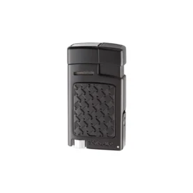 XIKAR FORTE SOFT FLAME LIGHTER W/PUNCH - BLACK HOUNDSTOOTH