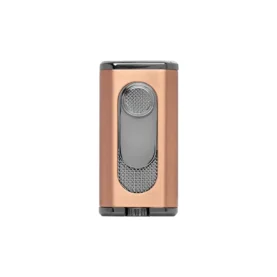 XIKAR VERANO FLAT DOUBLE FLAME LIGHTER - VINTAGE BRONZE