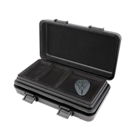 VECTOR TEMPERED HARD CASE WITH CIGAR PUNCH SET - BLACK