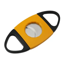 BLD 2F DB CIGAR CUTTER - OVAL - YELLOW/BLACK