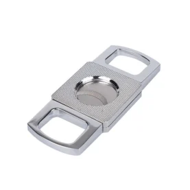 BLD 2F DB CIGAR CUTTER - SQUARE - POLISHED CHROME